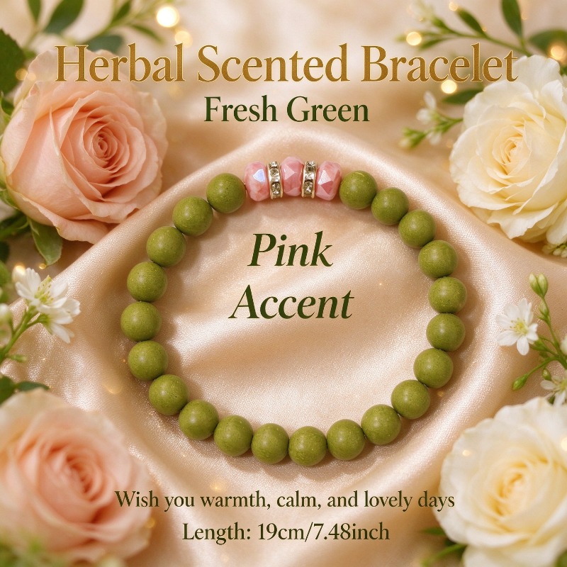 Traditional Tea Fragrance Style Bead Bracelet, Handmade